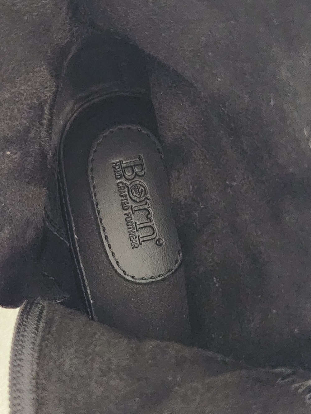Born Black Leather Upper Boots Size 7.5 - Picture 5 of 9
